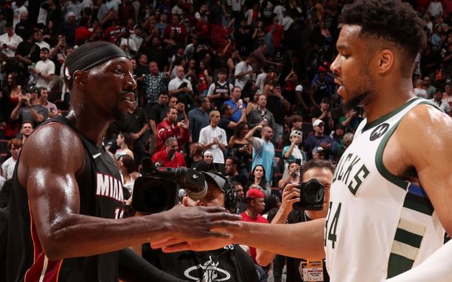 字母哥暗示转会热火力挺阿德巴约83分创历史